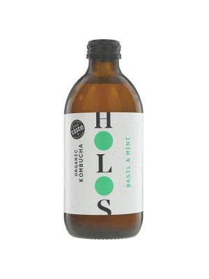 Holos Organic Kombucha Basil & Mint Kombucha 330ml