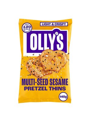 Olly's Multi-Seed Sesame Pretzel Thins 140g