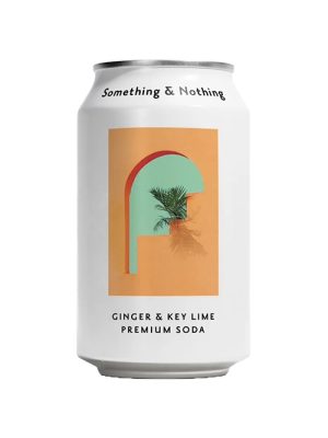 Something & Nothing Ginger Key Lime Premium Soda 330ml