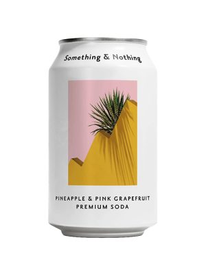Something & Nothing Pineapple & Pink Grapefruit Premium Soda 330ml