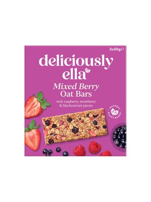 Deliciously Ella Multipack Mixed Berry Oat Bars 50g