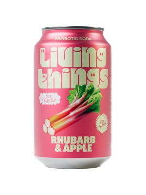 Living Things Rhubarb & Apple 330ml
