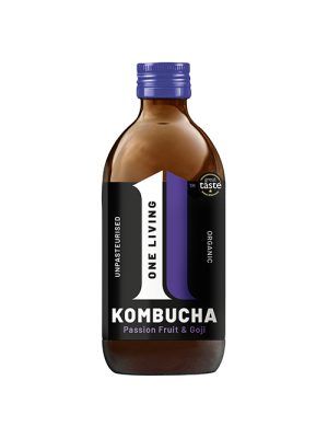 One Living Kombucha Passionfruit & Goji 330ml