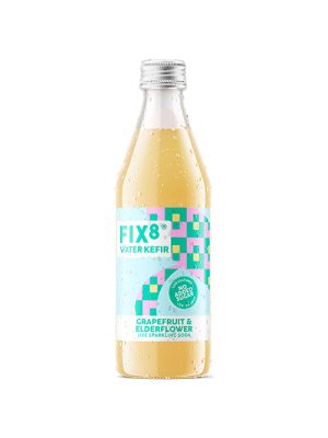 Fix8 Water Kefir Grapefruit Elderflower 330ml
