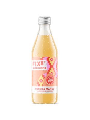 Fix8 Water Kefir Peach & Mango 330ml