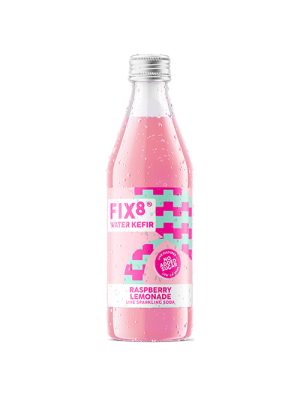 Fix8 Water Kefir Raspberry Lemonade 330ml